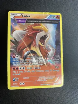 Entei 15/98 Reverse Holo Rare XY Ancient Origins Pokemon TCG - Image 1