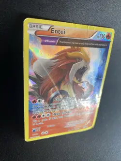 Entei 15/98 Reverse Holo Rare XY Ancient Origins Pokemon TCG - Image 4