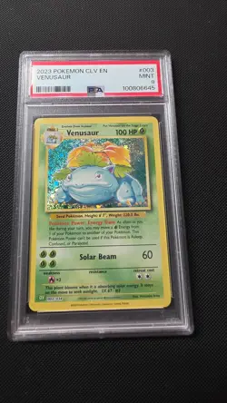 Venusaur #003 PSA 9 Pokemon Clv En Mint 9 - Image 1