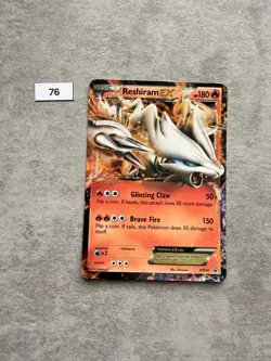 Reshiram EX BW36 Black & White Holo 2012 Pokemon - Image 1