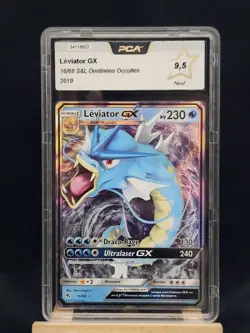 **Destinees Occultes ** LEVIATOR EX 16/68 PCA 9.5 - Carte Pokemon 2019 SL11.5 - Image 2