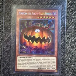 Pumpking the King of Grave Ghosts 1st Edition Secret Rare MZMU-EN001 Yu-Gi-Oh! - Image 1