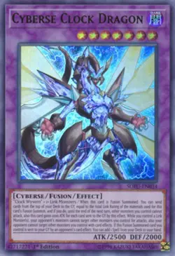 Cyberse Clock Dragon - SOFU-EN034 - Ultra Rare - 1st Edition Near Mint Yugioh Ca - Image 1