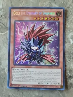 Yu-Gi-Oh! Gorz the Emissary of Darkness BLMM-EN005 Secret Rare - Image 1