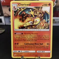 Pokemon Card - Charizard Team Up 14/181 Non-Holo Rare - Image 1