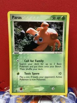 Paras 004/034 CLV Trading Card Game NM Condition, Classic Holo Pokemon #642 - Image 1