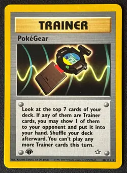 1st Edition PokeGear - Neo Genesis - #88/111 - Vintage Pokemon Card 2000 WOTC - Image 1