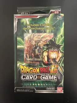 Dragon Ball Super Card Game The Dark Invasion Starter Deck SD03 Factory Sealed - Image 1