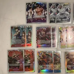 Bandai One Piece Card Game 39 Holo Cards Monkey D. Luffy Zoro Ace Shanks English - Image 2