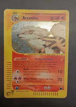 Pokemon Card-Arcanine-Skyridge-Holo-H2/H32-Rare-ENG-LP - Image 1