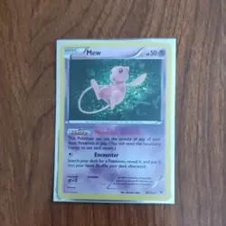 HP Mew 29/124 Fates Collide Reverse Holo Pokemon Card - Image 1