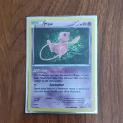 HP Mew 29/124 Fates Collide Reverse Holo Pokemon Card - Image 2