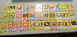 Vintage Pokemon Non Holo 33 Card Lot - Image 1