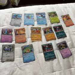Pokemon Black Bolt Bulk Lot Reverse Holo 14 Cards - Image 1