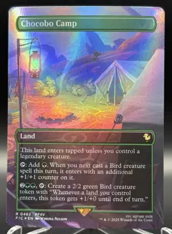 Chocobo Camp 462 Borderless Foil- MTG Commander: Final Fantasy -NM✨ - Image 1