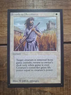 MTG Ce Magic: The Gathering Collector's Edition Swords to Plowshares NM - Image 1