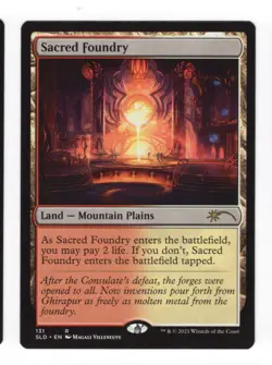 MTG Magic the Gathering Sacred Foundry (131/1320) Secret Lair Drop Series LP - Image 1