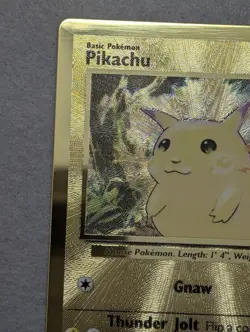 Pikachu Celebrations Gold Metal Card 58/102-Pokemon Ultra Premium Collection-NM - Image 4