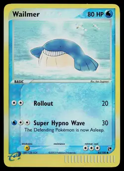 Pokemon Card - Wailmer Sandstorm 83/100 Common Reverse Holo - Image 1