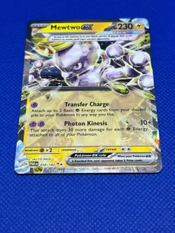 Pokemon Tcg Mewtwo ex 058/182 Sv04: Paradox Rift Holo - Image 2