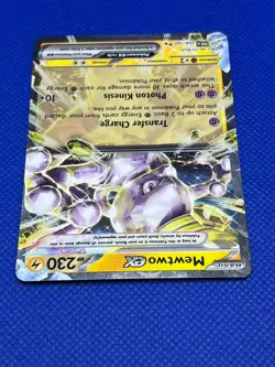 Pokemon Tcg Mewtwo ex 058/182 Sv04: Paradox Rift Holo - Image 3