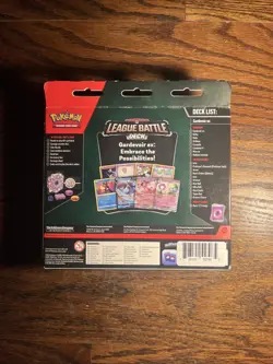 Pokemon TCG League Battle Deck Gardevoir Mew Ex Box New Sealed Look 👀 - Image 4