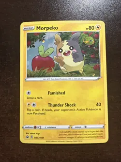 Morpeko SWSH031 LP Pokemon TCG Sword & Shield Black Star Promo - Image 1