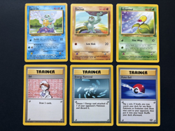 Pokemon TCG - BASE Jungle 6-Card - COMMON / Trainer Lot #20 - WOTC Vintage - LP - Image 1