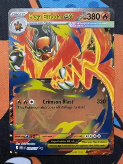 Mega Emboar EX 031/217 - Pokemon TCG - Ascended Heroes - ASC EN -Double Rare NM - Image 1