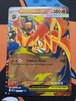 Mega Emboar EX 031/217 - Pokemon TCG - Ascended Heroes - ASC EN -Double Rare NM - Image 2