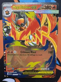 Mega Emboar EX 031/217 - Pokemon TCG - Ascended Heroes - ASC EN -Double Rare NM - Image 3