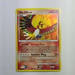 Pokemon TCG Ho-Oh Holo Rare Secret Wonders Basic 90 HP 10/132 2007 English - Image 1