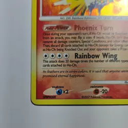 Pokemon TCG Ho-Oh Holo Rare Secret Wonders Basic 90 HP 10/132 2007 English - Image 5