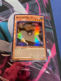 YUGIOH - RETALIATING "C" - SUPER RARE - OP04 - NM - Image 1