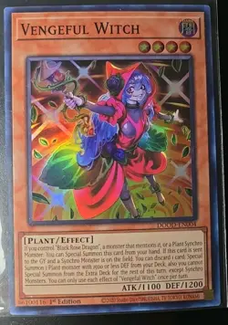 Vengeful Witch DOOD-EN004 Super Rare 1st Ed NM YuGiOh - Image 1