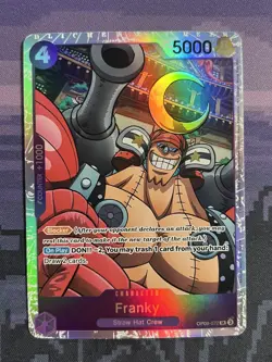 Franky OP09-072 Emperors in the New World Foil One Piece Near Mint NM - Image 1