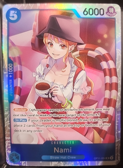 Nami OP11-054 'A Fist of Divine Speed' One Piece CCG - Image 1
