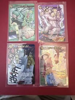 One Piece Vintage Miracle Battle Super Omega Rare Bundle Japanese Zoro And Luffy - Image 1