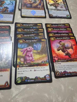 World of Warcraft TCG Mixed Lot 63 Rare Uncommon Common Promo Foil - Image 2