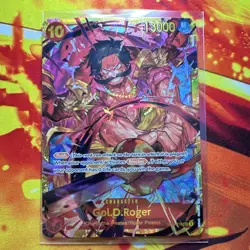 Bandai One Piece Card Game Gol D. Roger OP09-118 Secret Rare NM - Image 3
