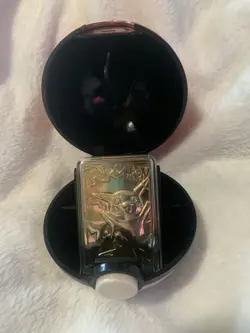 Pokemon Limited Edition 23 Karat Gold-Plated Pikachu Card w/ Poke Ball Case & C… - Image 1
