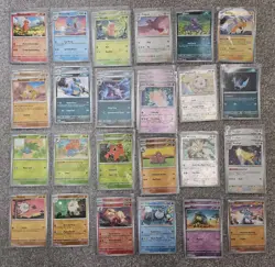 x81 Pokemon 151 Reverse Holo x68 Holo Bundle x149 Total Cards - Image 1