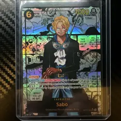 OP13-120 Sabo SEC Manga Rare (Super Alternate Art) One Piece Card Game English - Image 1