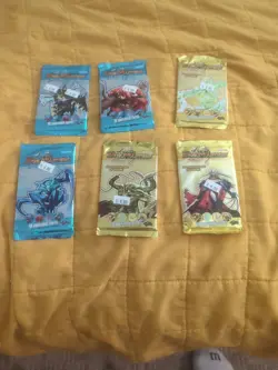 LOT OF 6 Sealed Duel Masters TCG DM-01 and DM-02 Base 10 Card Booster Packs - Image 2