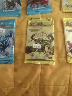 LOT OF 6 Sealed Duel Masters TCG DM-01 and DM-02 Base 10 Card Booster Packs - Image 4