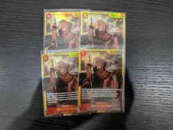 Silvers Rayleigh OP08-118The Best Vol. 2 Premium Booster Play Set 4 Card Lot - Image 1