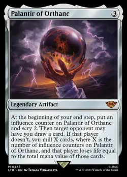 MTG Palantir of Orthanc, NM-Mint, English Universes Beyond: LOTR: Tales of Middl - Image 1