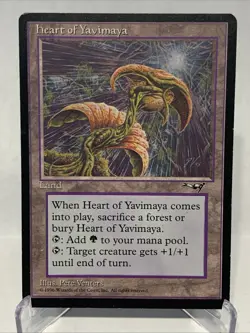 MTG Heart of Yavimaya (NM) From Alliance : Magic the gathering - Image 1