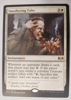 MTG Smothering Tithe Ravnica Allegiance NM/M Regular 022/259 - Image 1