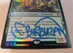 MTG Nyxbloom Ancient Theros Beyond Death LP FOIL Signed By Artist Filip Burburan - Image 2